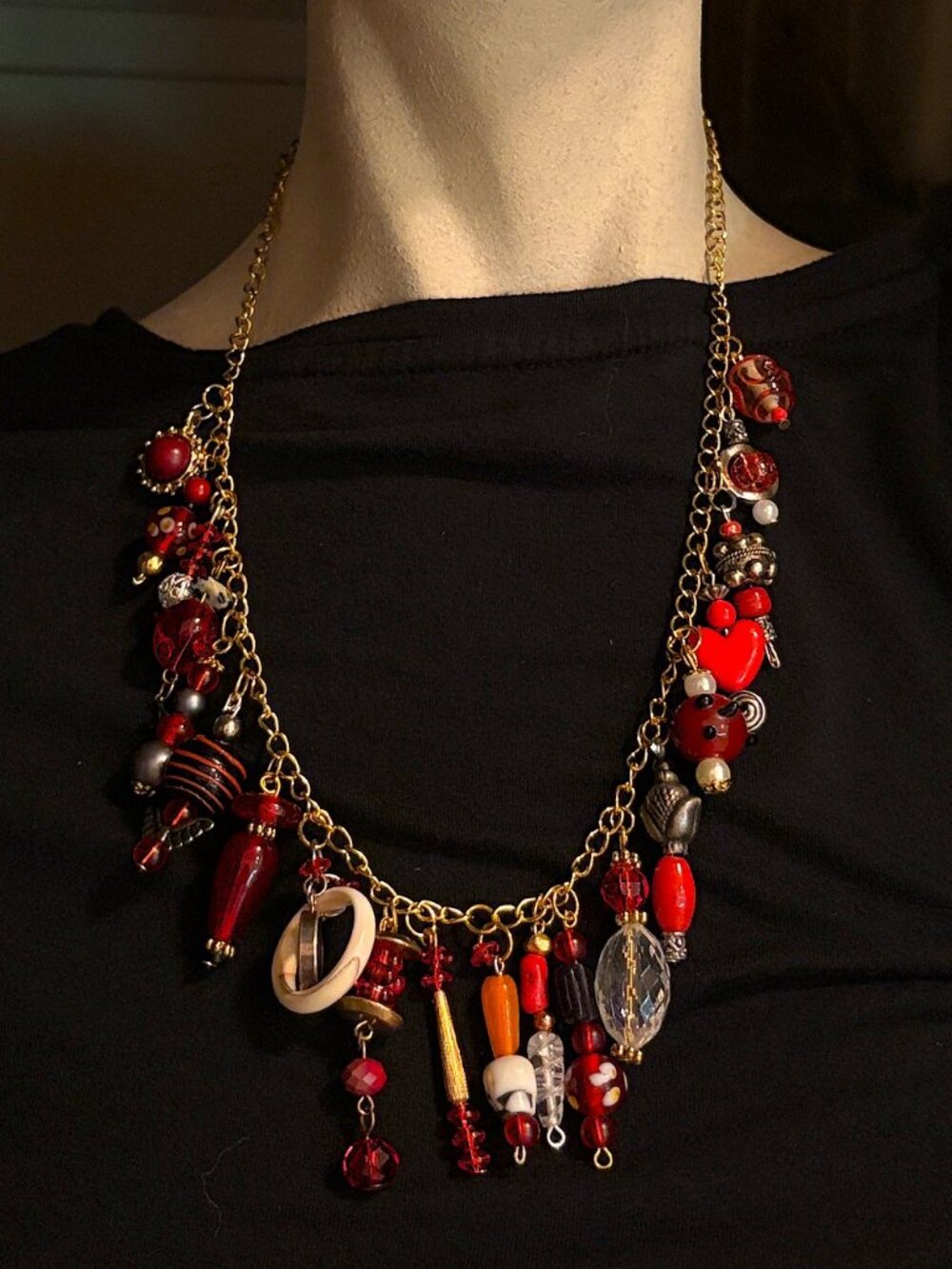 Red Beads, Stones and Other Jingly Jewels